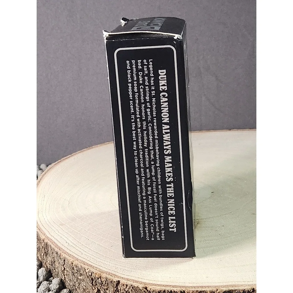 NEW Duke Cannon Big A**‎ Lump of Coal 10oz Activated Charcoal Bar Soap
